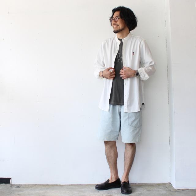 Bohemians バンドカラーOXシャツL/S　STAND COLLAR OX SHIRTS　（White） | BOHEMIANS | 09
