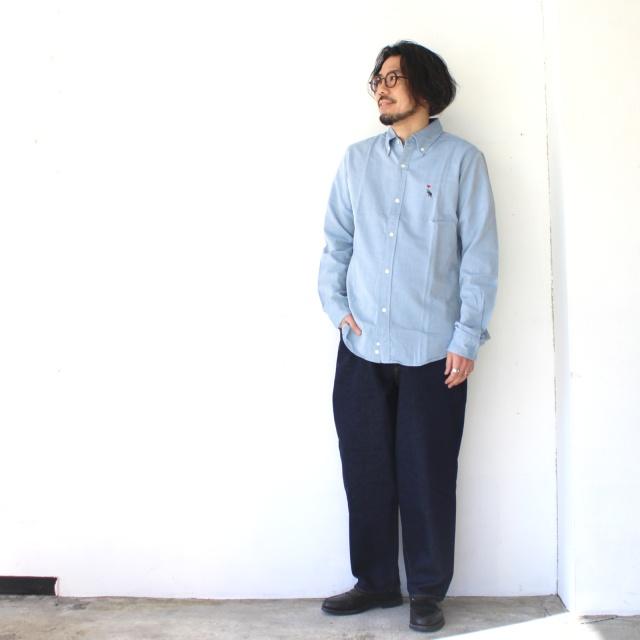 Bohemians ボタンダウンOXシャツL/S　B.D OX SHIRTS　（Sax） | BOHEMIANS | 09