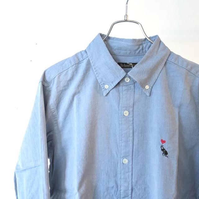 Bohemians ボタンダウンOXシャツL/S　B.D OX SHIRTS　（Sax） | BOHEMIANS | 17