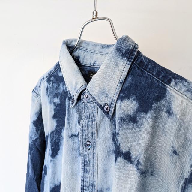 BOHEMIANS（ボヘミアンズ） タイダイデニムBDシャツ / TIE DYEING 