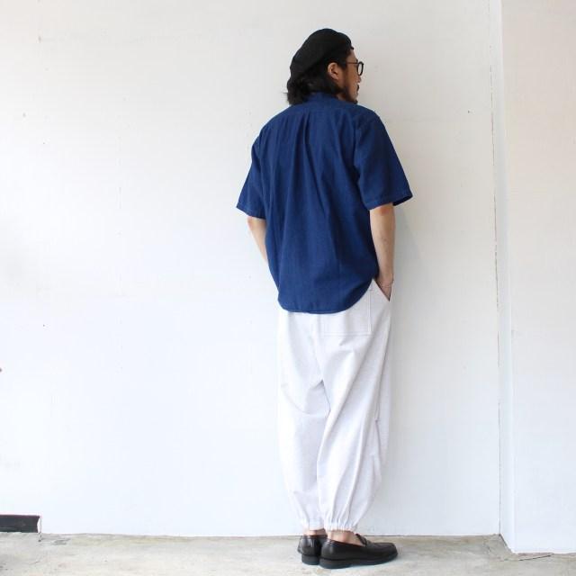 Bohemians バンドカラーデニムシャツS/S　B.C DENIM SHIRTS　（Navy） | BOHEMIANS | 10