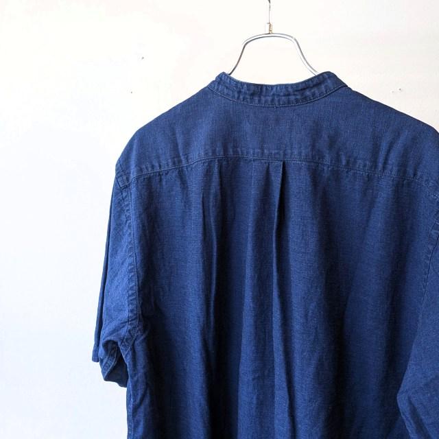 Bohemians バンドカラーデニムシャツS/S　B.C DENIM SHIRTS　（Navy） | BOHEMIANS | 06