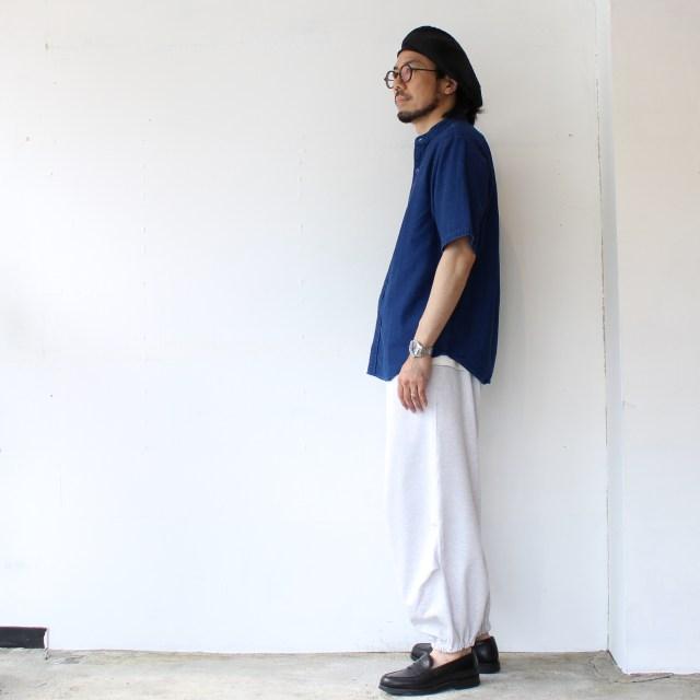 Bohemians バンドカラーデニムシャツS/S　B.C DENIM SHIRTS　（Navy） | BOHEMIANS | 09