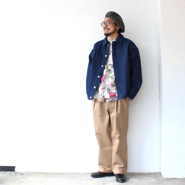 Bohemians 花柄バンドカラーシャツL/S　ODORANT GAUZE STAND COLLAR SHIRTS | BOHEMIANS | 15