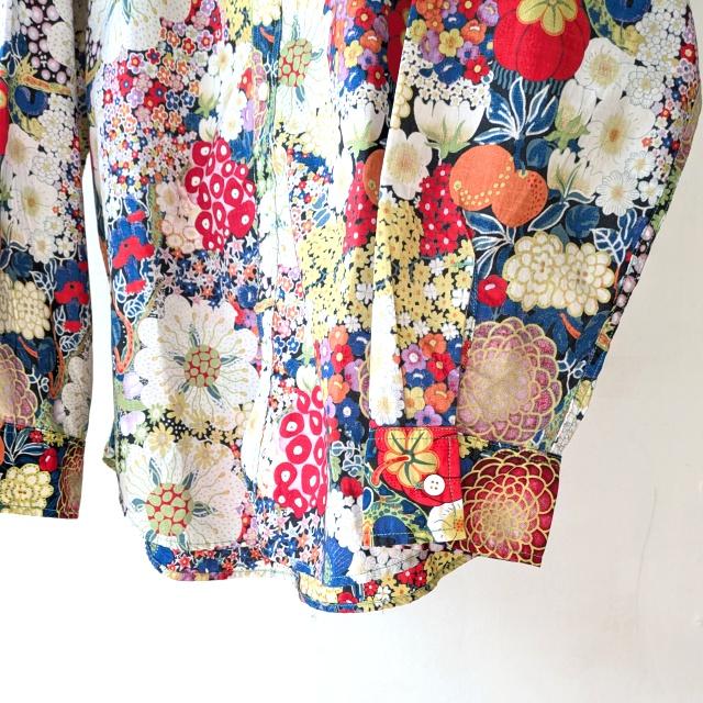 Bohemians 花柄バンドカラーシャツL/S　ODORANT GAUZE STAND COLLAR SHIRTS | BOHEMIANS | 04