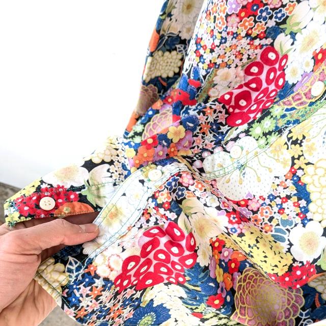 Bohemians 花柄バンドカラーシャツL/S　ODORANT GAUZE STAND COLLAR SHIRTS | BOHEMIANS | 07