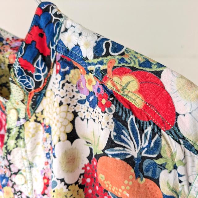 Bohemians 花柄バンドカラーシャツL/S　ODORANT GAUZE STAND COLLAR SHIRTS | BOHEMIANS | 05