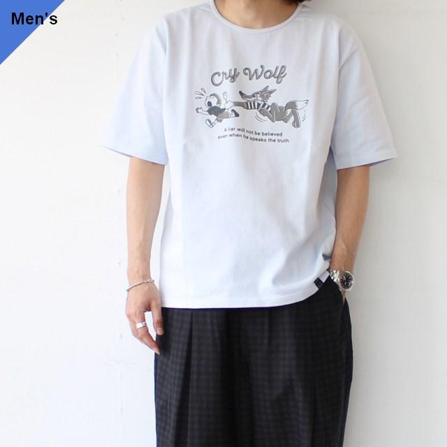 PREQUEL Nose Art Print T-shirt 「狼少年」 | 