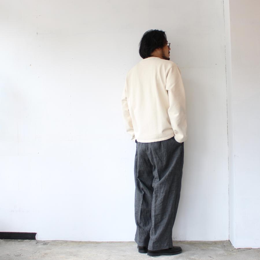 PREQUEL ヘンリーネックスウェット Henley Sweat Shirt |  | 14