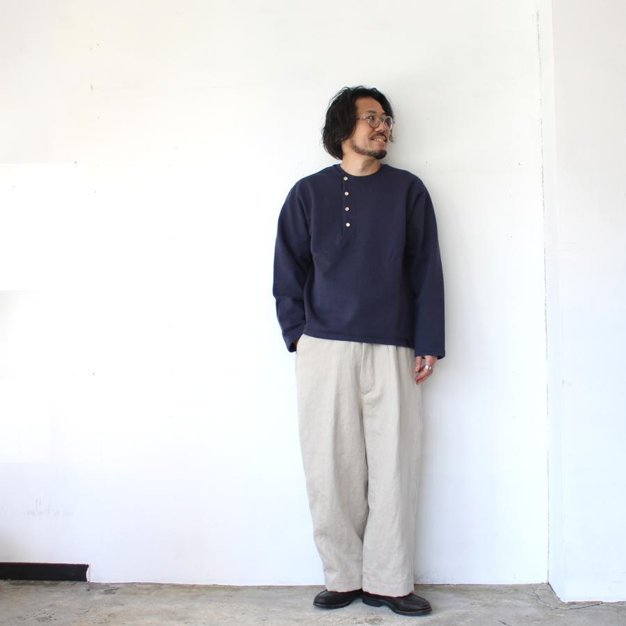 PREQUEL ヘンリーネックスウェット Henley Sweat Shirt |  | 18