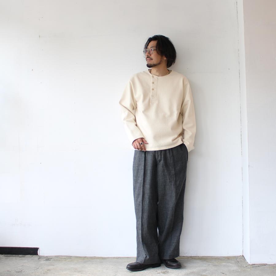 PREQUEL ヘンリーネックスウェット Henley Sweat Shirt |  | 13
