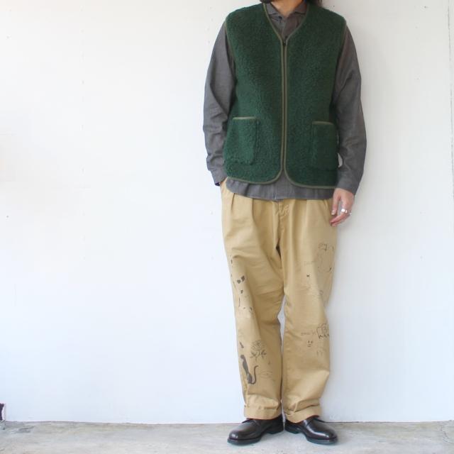 ゴールドブレーカー　ベスト COLDBREAKER コールドブレーカー ウールZIPベスト 国内別注 5カラー