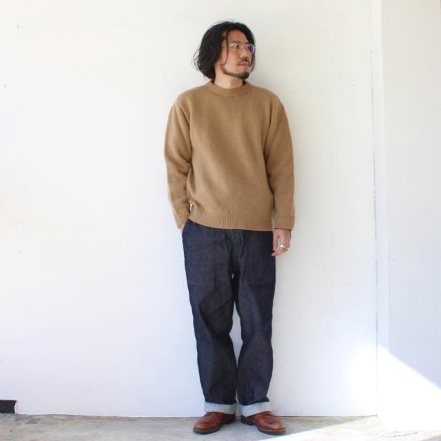 【20%OFF】CRAM oxford クルーネックニットプルオーバー Crewneck Knit Pullover | CRAM | 01