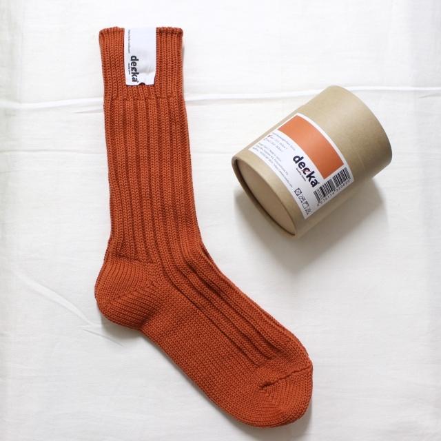 decka Quality Socks ヘビーウェイトソックス Cased heavy weight plain socks | decka Quality socks | 12