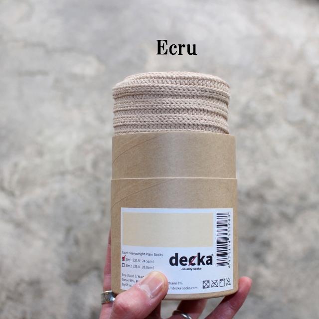 decka Quality Socks ヘビーウェイトソックス Cased heavy weight plain socks | decka Quality socks | 14