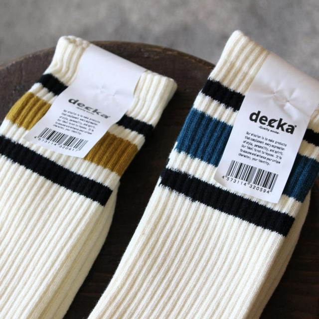 decka Quality Socks ラインソックス 80’s Skater socks | decka Quality socks | 01