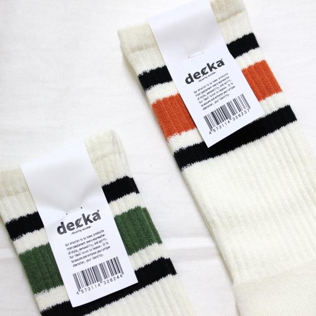 decka Quality Socks ラインソックス 80’s Skater socks / Japan Limited Edition | decka Quality socks | 01
