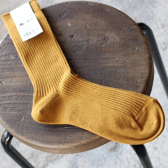decka Quality Socks コットンカシミヤソックス Superior Rib Socks | decka Quality socks | 04