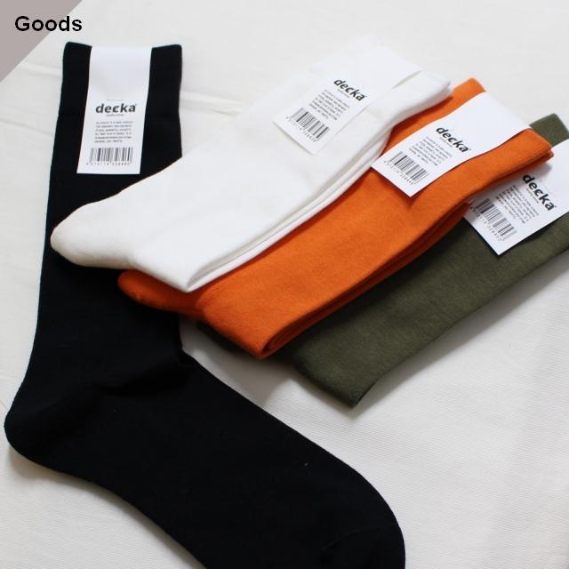 decka Quality Socks コットンパイルソックス Cotton Pile Socks | decka Quality socks