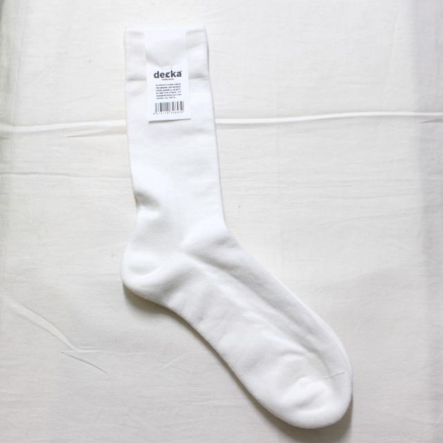 decka Quality Socks コットンパイルソックス Cotton Pile Socks | decka Quality socks | 01