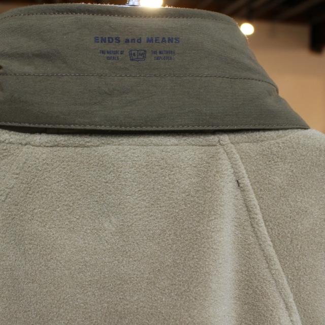 【20%OFF】ENDS and MEANS Tactical Fleece Jacket / EM212J02 （Brown beige） | ENDS and MEANS | 07