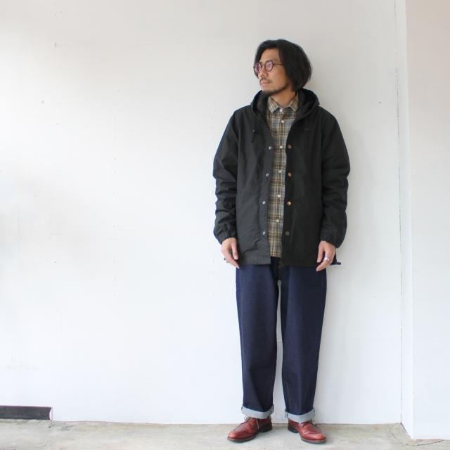 FORTIS CLOTHING OGコットンキャンバスフードジャケット BONSER JACKET　（Black） | Yarmo | 01