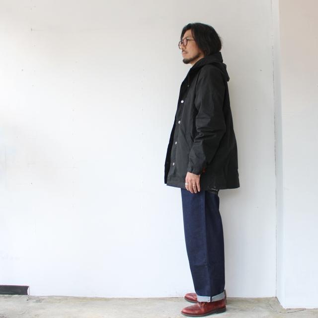 FORTIS CLOTHING OGコットンキャンバスフードジャケット BONSER JACKET　（Black） | Yarmo | 02