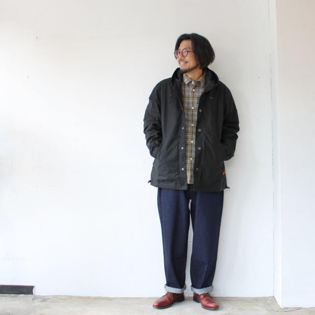 FORTIS CLOTHING OGコットンキャンバスフードジャケット BONSER JACKET　（Black） | Yarmo | 05