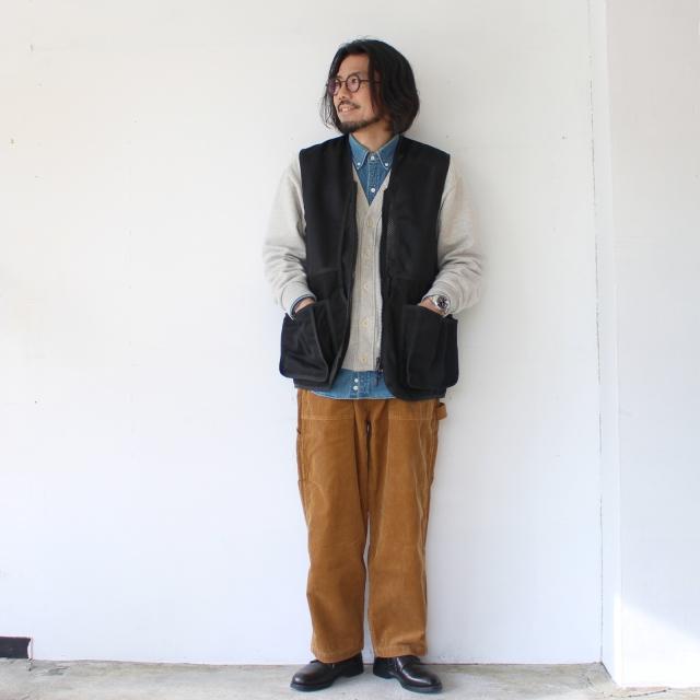 FORTIS CLOTHING リップストップメッシュフィールドベスト Lipstop Mesh Field Vest　（Black） | FORTIS | 10