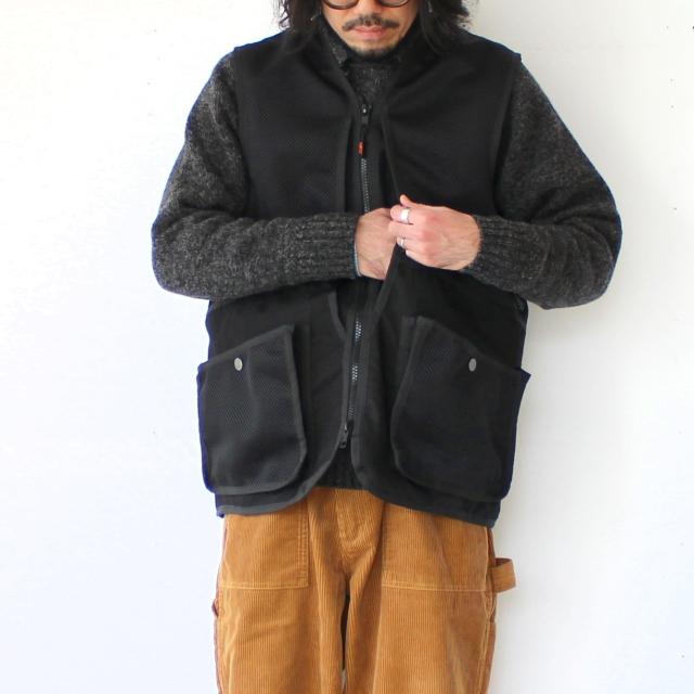 FORTIS CLOTHING リップストップメッシュフィールドベスト Lipstop Mesh Field Vest　（Black） | FORTIS | 16