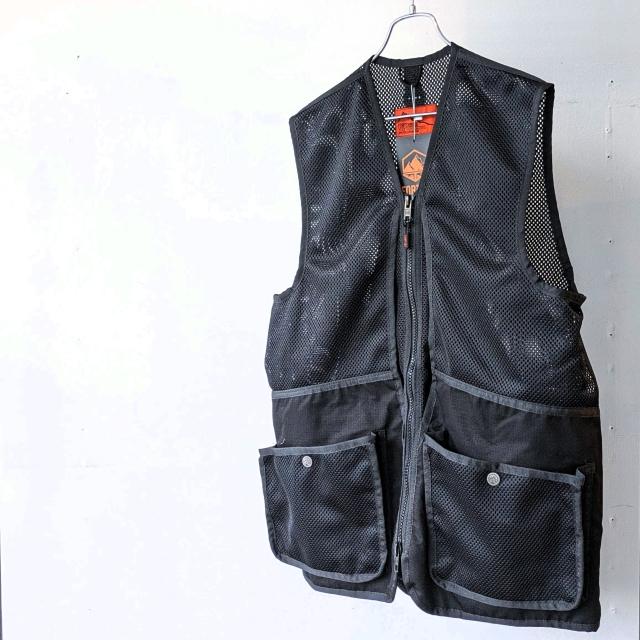 FORTIS CLOTHING リップストップメッシュフィールドベスト Lipstop Mesh Field Vest　（Black） | FORTIS | 01