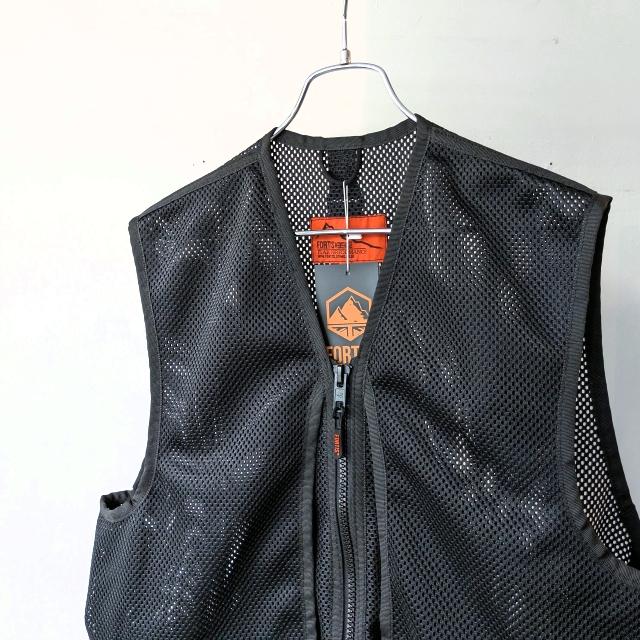FORTIS CLOTHING リップストップメッシュフィールドベスト Lipstop Mesh Field Vest　（Black） | FORTIS | 02