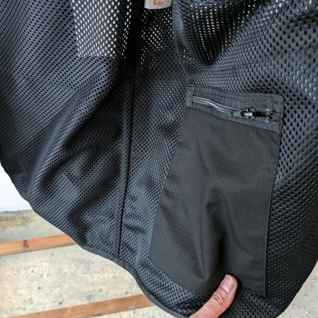 FORTIS CLOTHING リップストップメッシュフィールドベスト Lipstop Mesh Field Vest　（Black） | FORTIS | 04