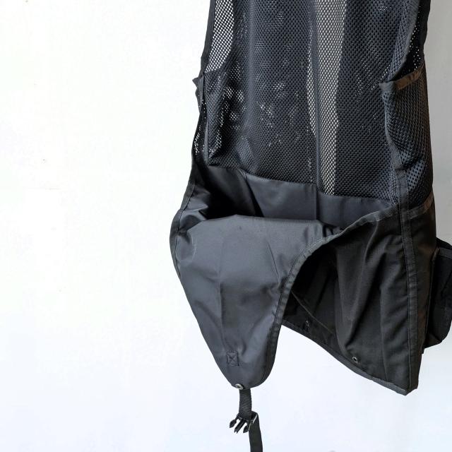 FORTIS CLOTHING リップストップメッシュフィールドベスト Lipstop Mesh Field Vest　（Black） | FORTIS | 06