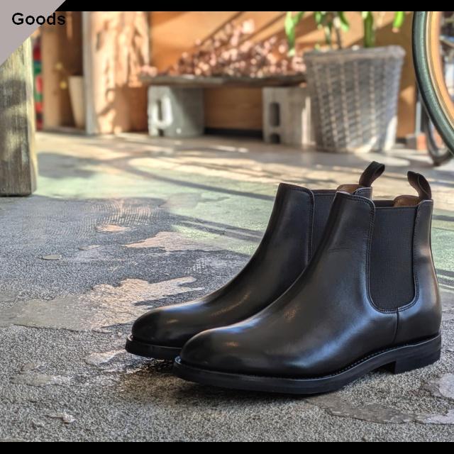 HARROGATE（ハロゲイト） サイドゴアブーツ KENSINGTON （Black） : C