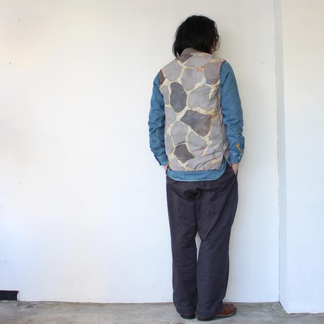 norbit　Print Insulation Inner Bush Vest / HNDN-033　（GRAY）
