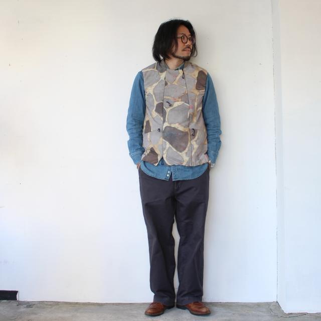 norbit　Print Insulation Inner Bush Vest / HNDN-033　（GRAY）