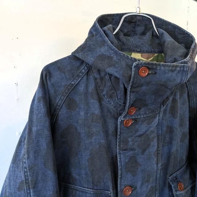 PREQUEL インディゴダックハンターカモフーデッドジャケット Combat Hooded Jacket　（Indigo navy） |  | 11