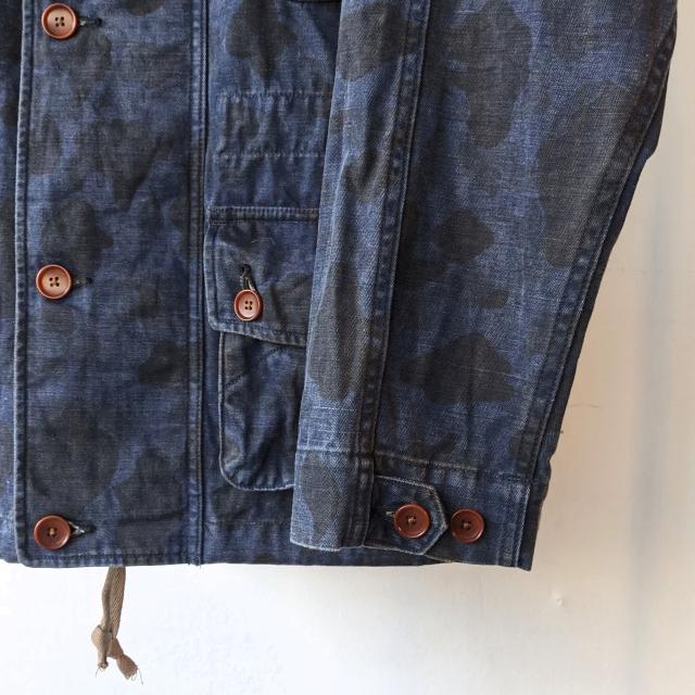 PREQUEL インディゴダックハンターカモフーデッドジャケット Combat Hooded Jacket　（Indigo navy） |  | 13
