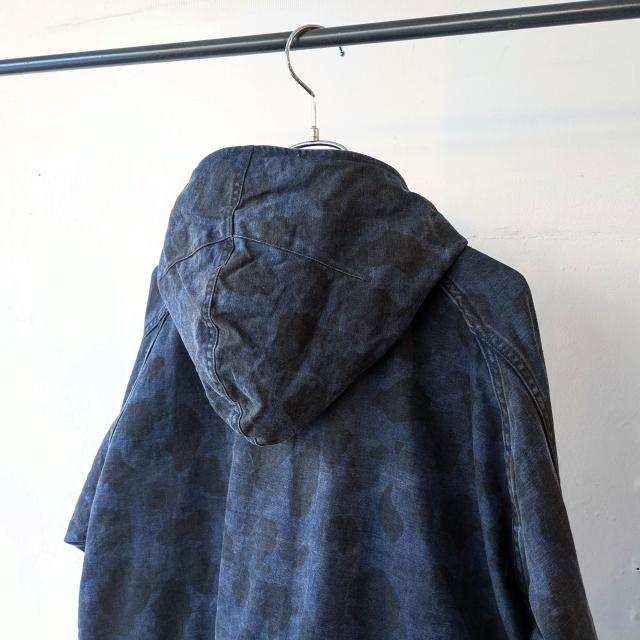 PREQUEL インディゴダックハンターカモフーデッドジャケット Combat Hooded Jacket　（Indigo navy） |  | 15