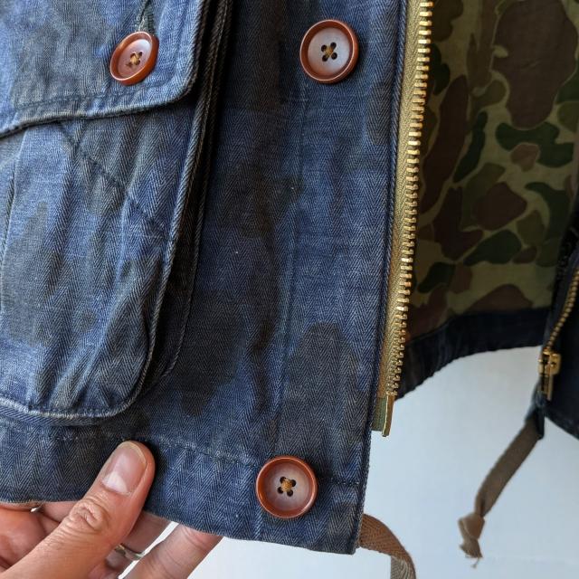 PREQUEL インディゴダックハンターカモフーデッドジャケット Combat Hooded Jacket　（Indigo navy） |  | 19