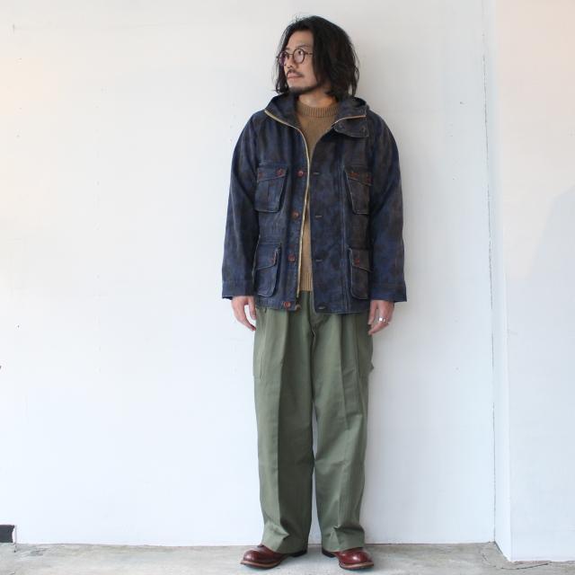 PREQUEL インディゴダックハンターカモフーデッドジャケット Combat Hooded Jacket　（Indigo navy） |  | 03