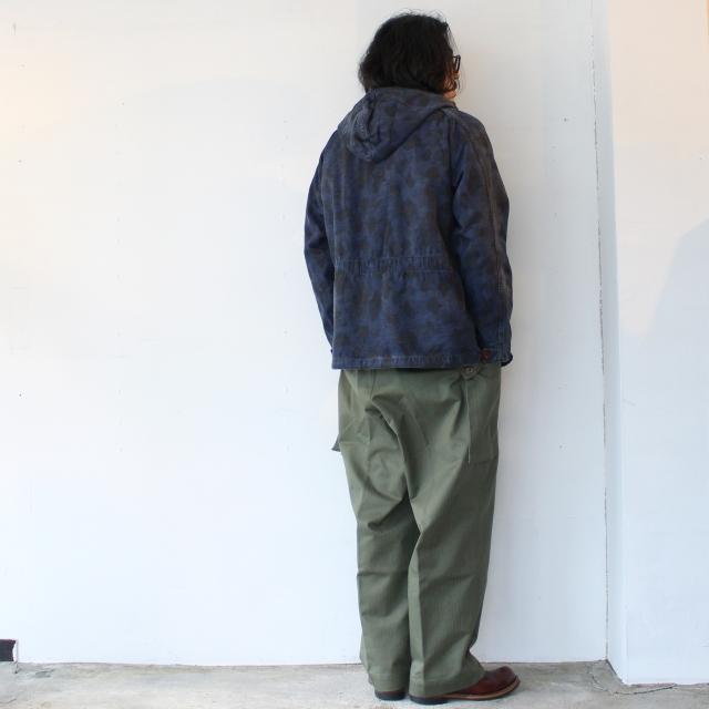 PREQUEL インディゴダックハンターカモフーデッドジャケット Combat Hooded Jacket　（Indigo navy） |  | 05