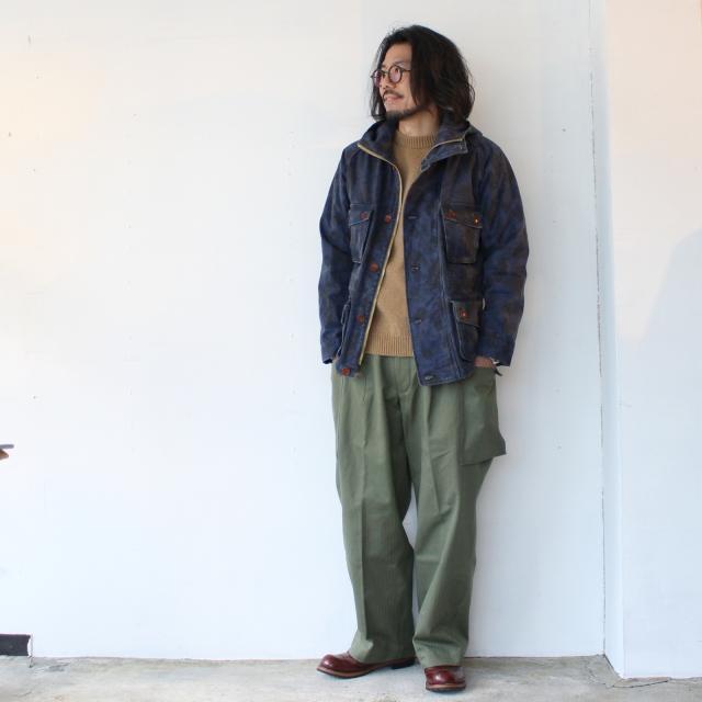 PREQUEL インディゴダックハンターカモフーデッドジャケット Combat Hooded Jacket　（Indigo navy） |  | 06