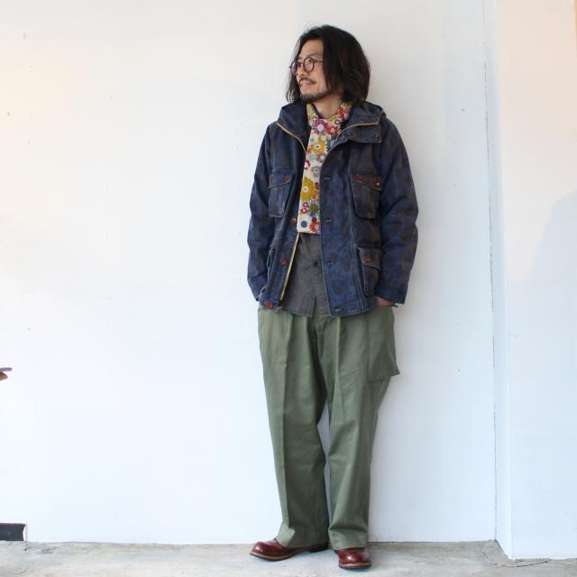 PREQUEL インディゴダックハンターカモフーデッドジャケット Combat Hooded Jacket　（Indigo navy） |  | 08