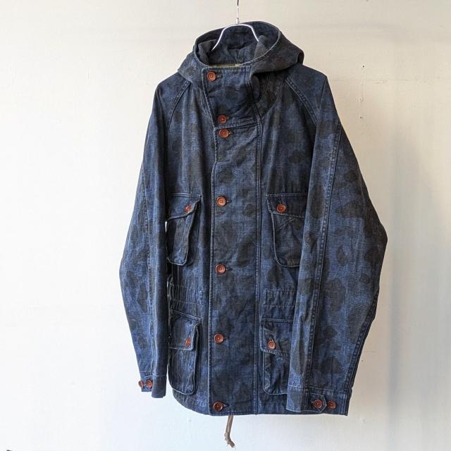 PREQUEL インディゴダックハンターカモフーデッドジャケット Combat Hooded Jacket　（Indigo navy） |  | 09