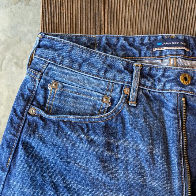 【10%OFF】JAPAN BLUE JEANS　14.8oz US COTTON SELVEDGE DENIM - LOOSE FIT　（USED BLUE） | JAPAN BLUE JEANS | 13