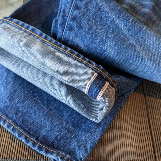 【10%OFF】JAPAN BLUE JEANS　14.8oz US COTTON SELVEDGE DENIM - LOOSE FIT　（USED BLUE） | JAPAN BLUE JEANS | 16