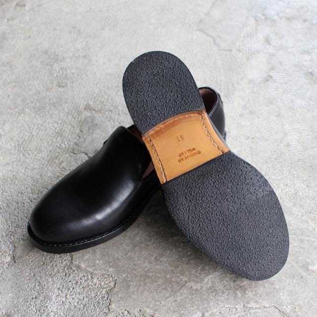 【20%OFF】Milton Keynes レザースリッポンシューズ Leather Slip on Shoes　（Black） |  | 04