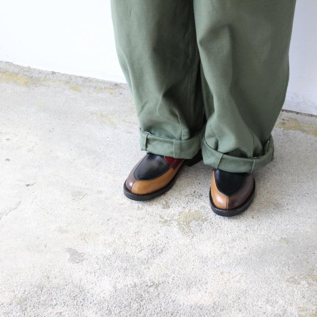 【Women's】Milton Keynes Vチップレザーシューズ V-tip Leather Shoes / Crazy pattern |  | 10